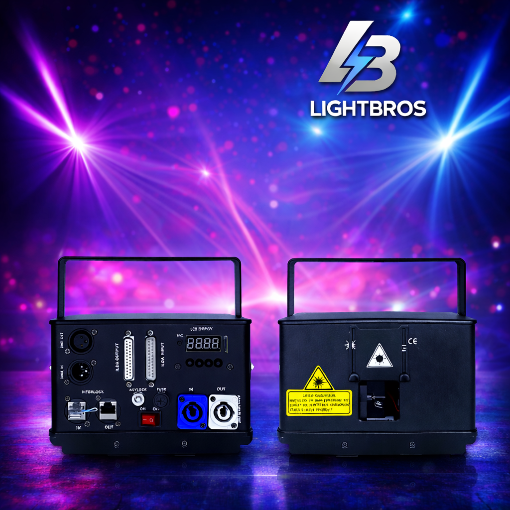 LightBros RGB 5W Laser Projector | DMX ILDA Club & DJ Laser Light